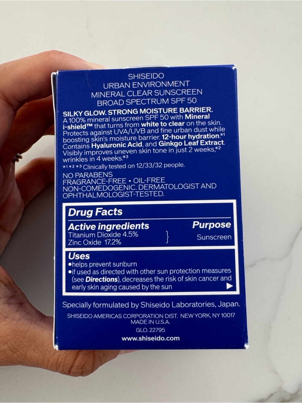Brand new Shiseido Mineral Clear Sunscreen SPF 50 - Picture 2 of 4